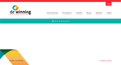 Desktop Screenshot of dewinning.be